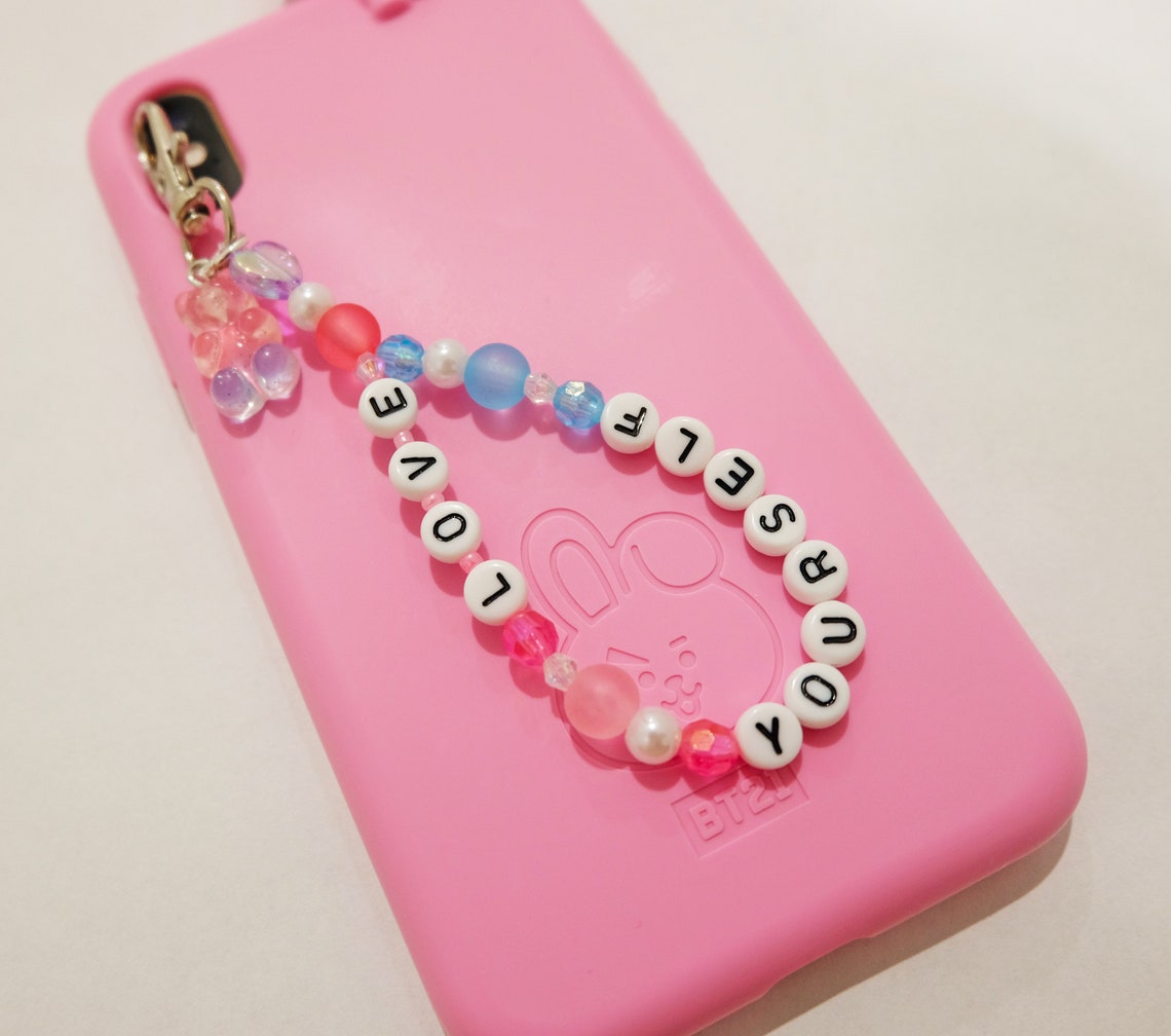 BTS Personalize Keychain Cellphone Charm Customize Etsy