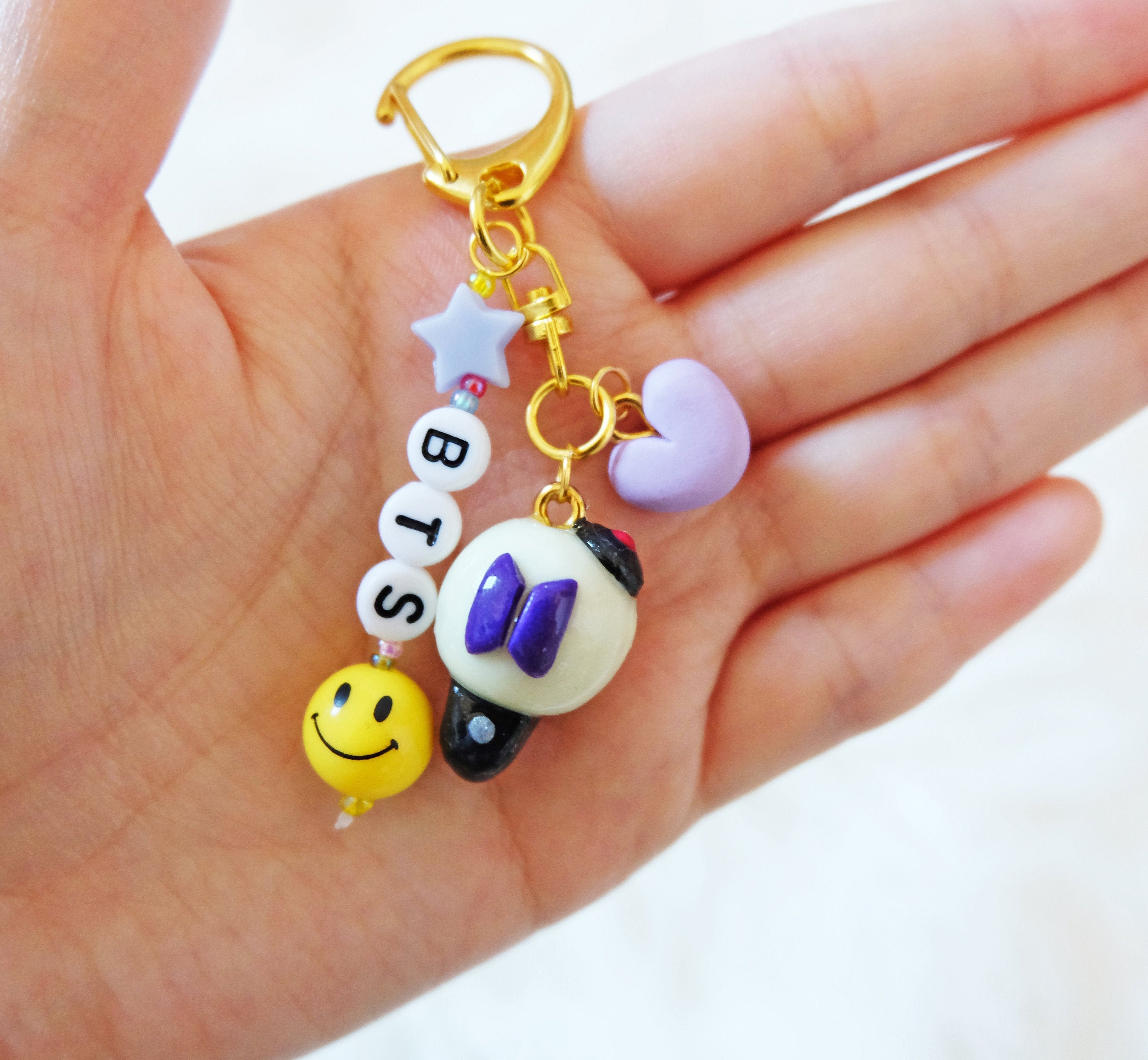 Bts Keychain Diy ARMY Bomb Keychain BTS Polymer Clay