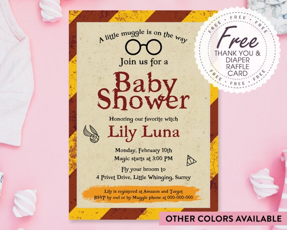 Harry Potter Baby Shower Wizard Baby 