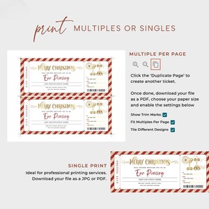 Ear Piercing Christmas Certificate EDITABLE, Ear Pierced Gift Card, Printable Piercing Coupon, Holiday Surprise, Christmas Voucher image 5