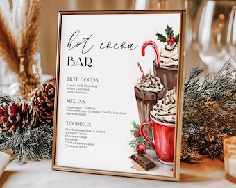 Bord bord warme chocolademelk BEWERKBAAR, bord kerst warme chocolademelk afdrukbaar, bord bord warme chocolademelk vakantie, bord warme chocolademelk, bord warme chocolademelk, bord kerstfeest