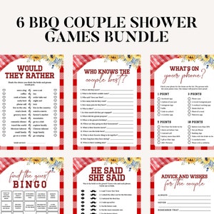 I Do BBQ Games Bundle EDITABLE, Printable Bbq Couple Shower Games, Coed Wedding Engagement Party Games, Couples Bridal Shower Games DS58