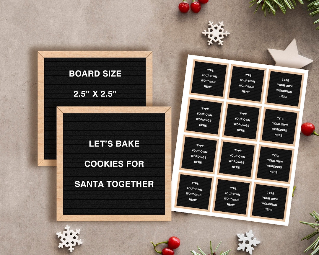 Mini Elf Letter Board Sign EDITABLE, Christmas Elf Ideas, Elf Board ...