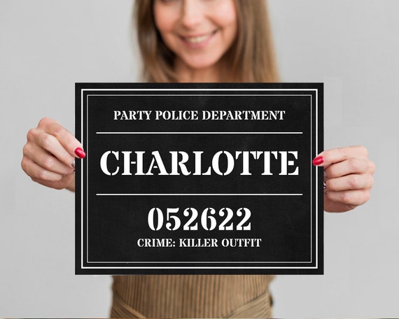 Police Mugshot Template