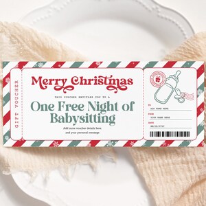 Appropriate christmas gift for babysitter