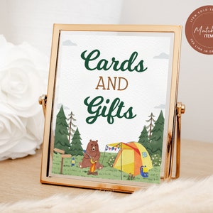 One Happy Camper Water Bottle Labels EDITABLE First Birthday - Etsy