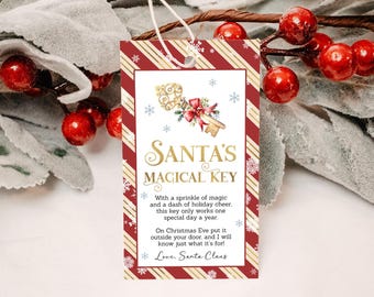 Christmas Santa Key Ornament, Magic Key For No Chimney Houses