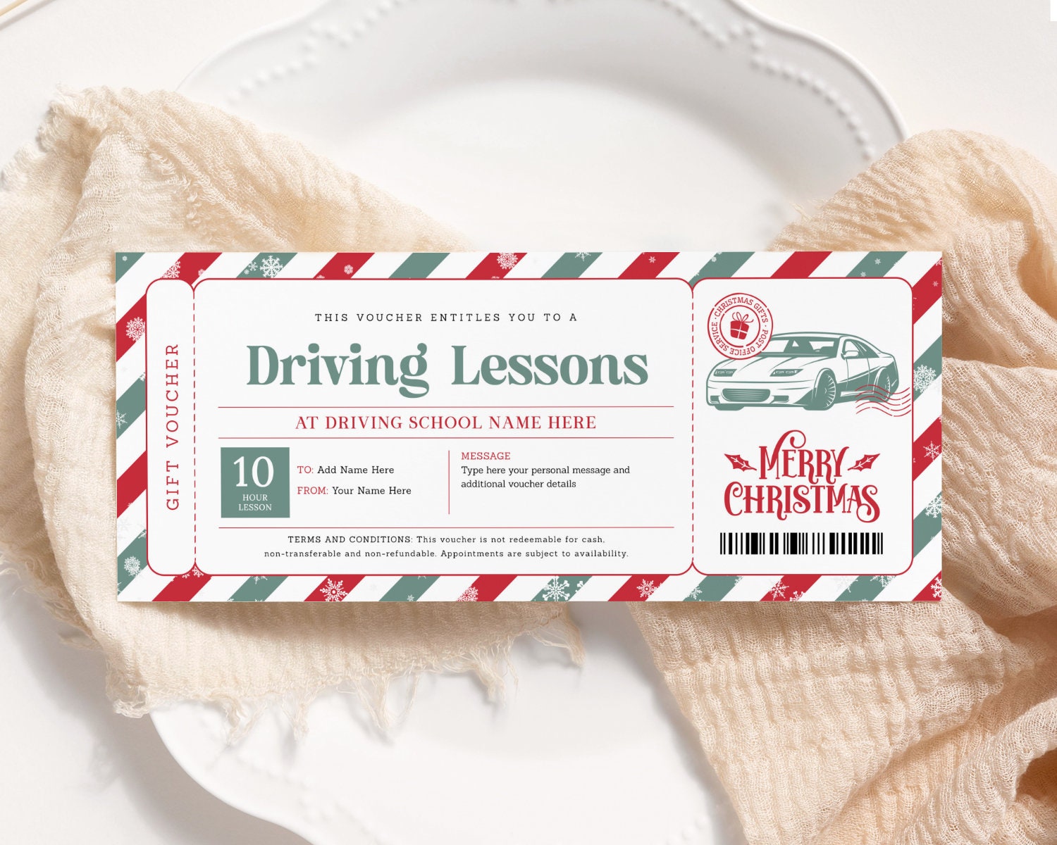 Grußkarte mit Fahrlehrer Geschenk Fahrschule Führerschein Motiv von  redshirtz