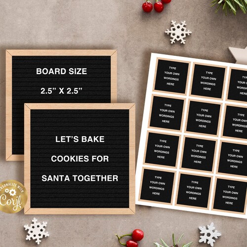 Mini Elf Letter Board Sign EDITABLE Christmas Elf Ideas Elf Etsy