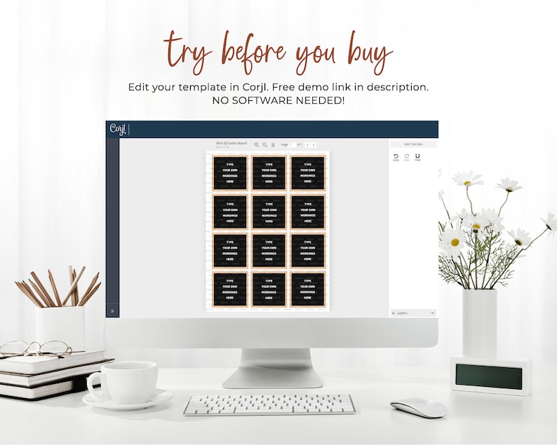 Mini Elf Letter Board Sign EDITABLE Christmas Elf Ideas Elf Etsy