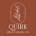 QuirkPrintablesCo store logo