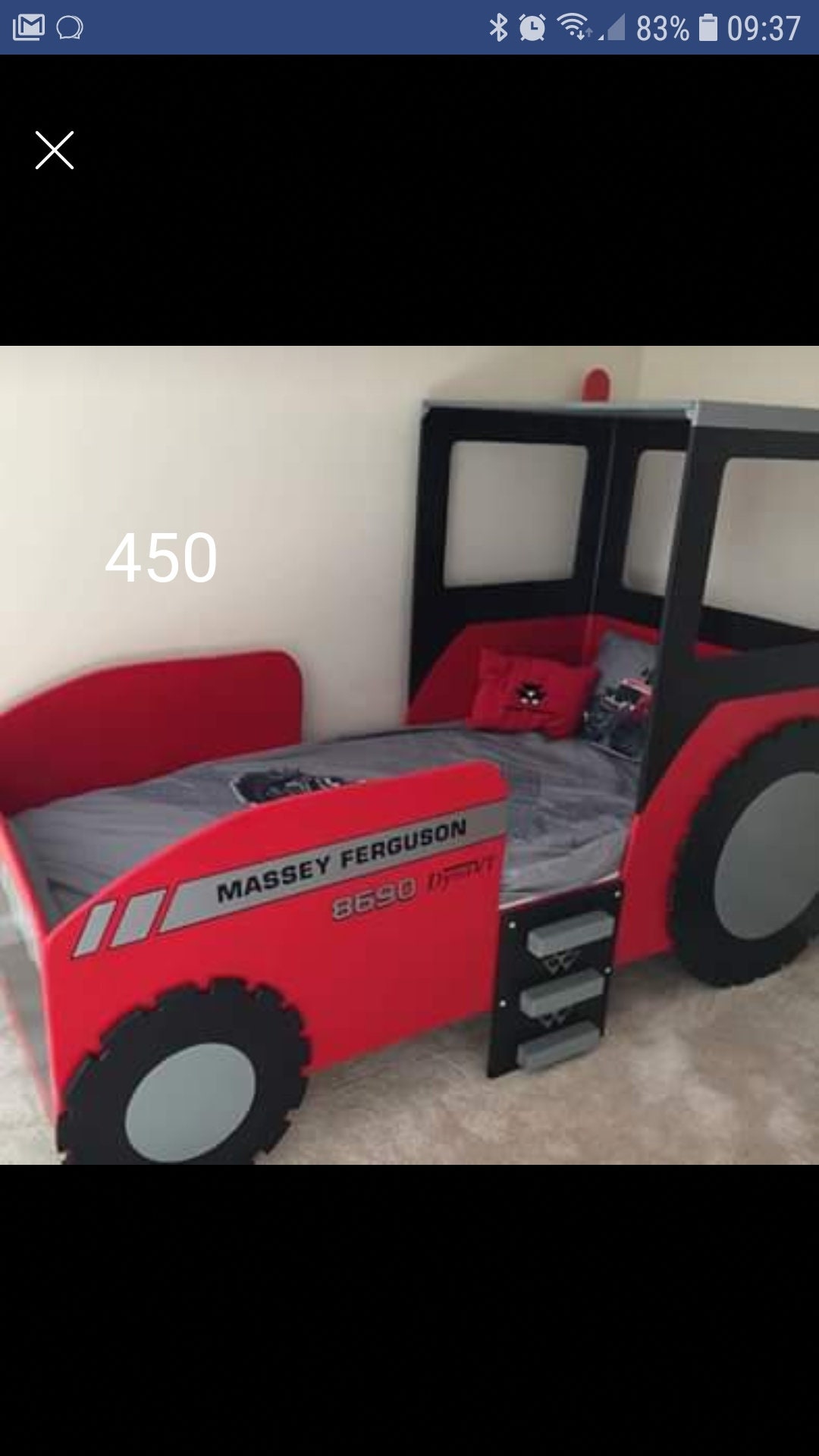 Custom Made Kids Tractor Bed Etsy