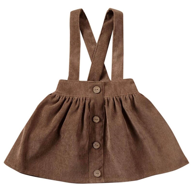 Baby Girl Corduroy Suspender Skirt Baby Girl Dressesbaby Etsy