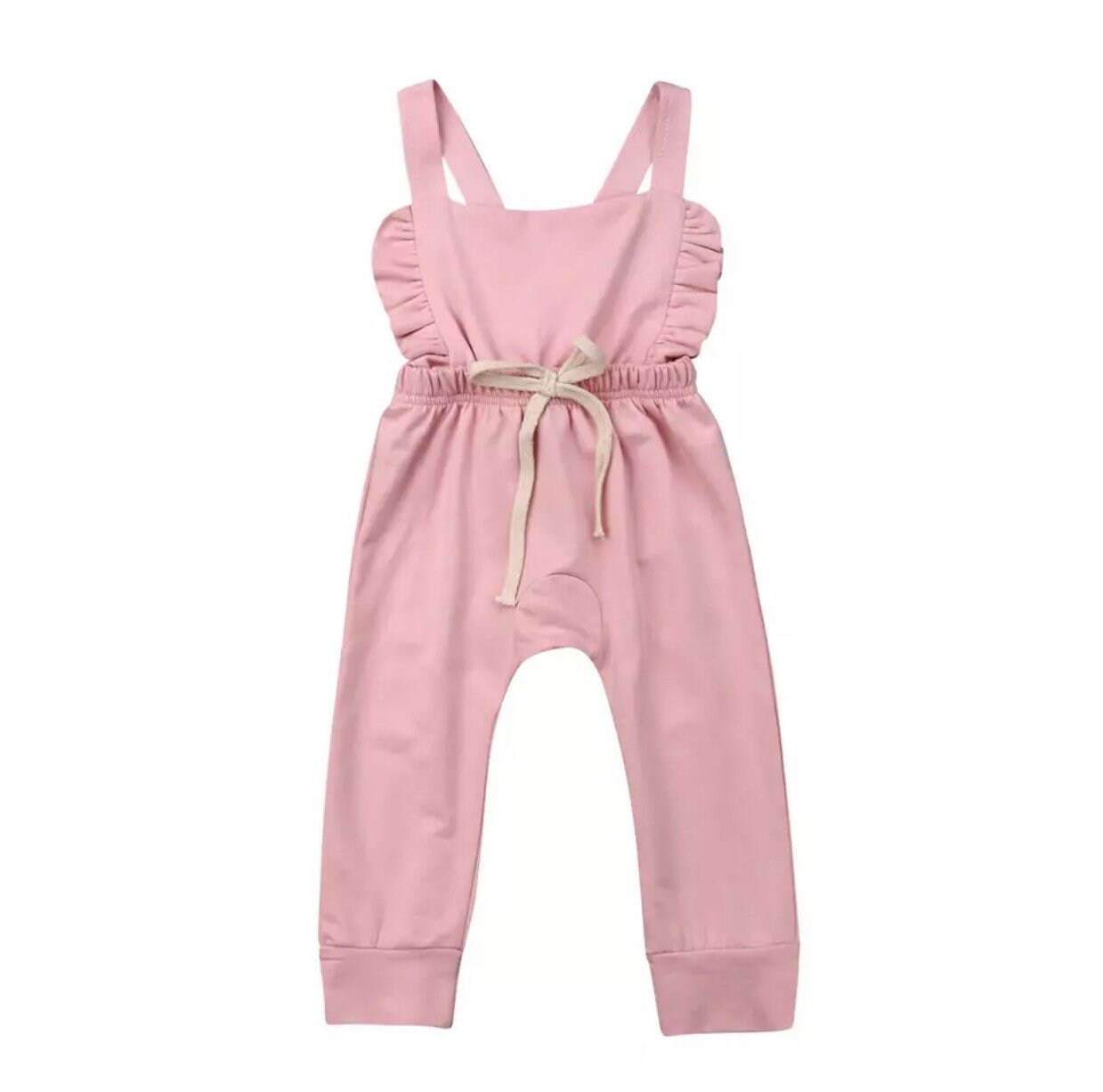 Baby Girl Ruffled Bib Jumpsuit Baby Girl Clothes Etsy