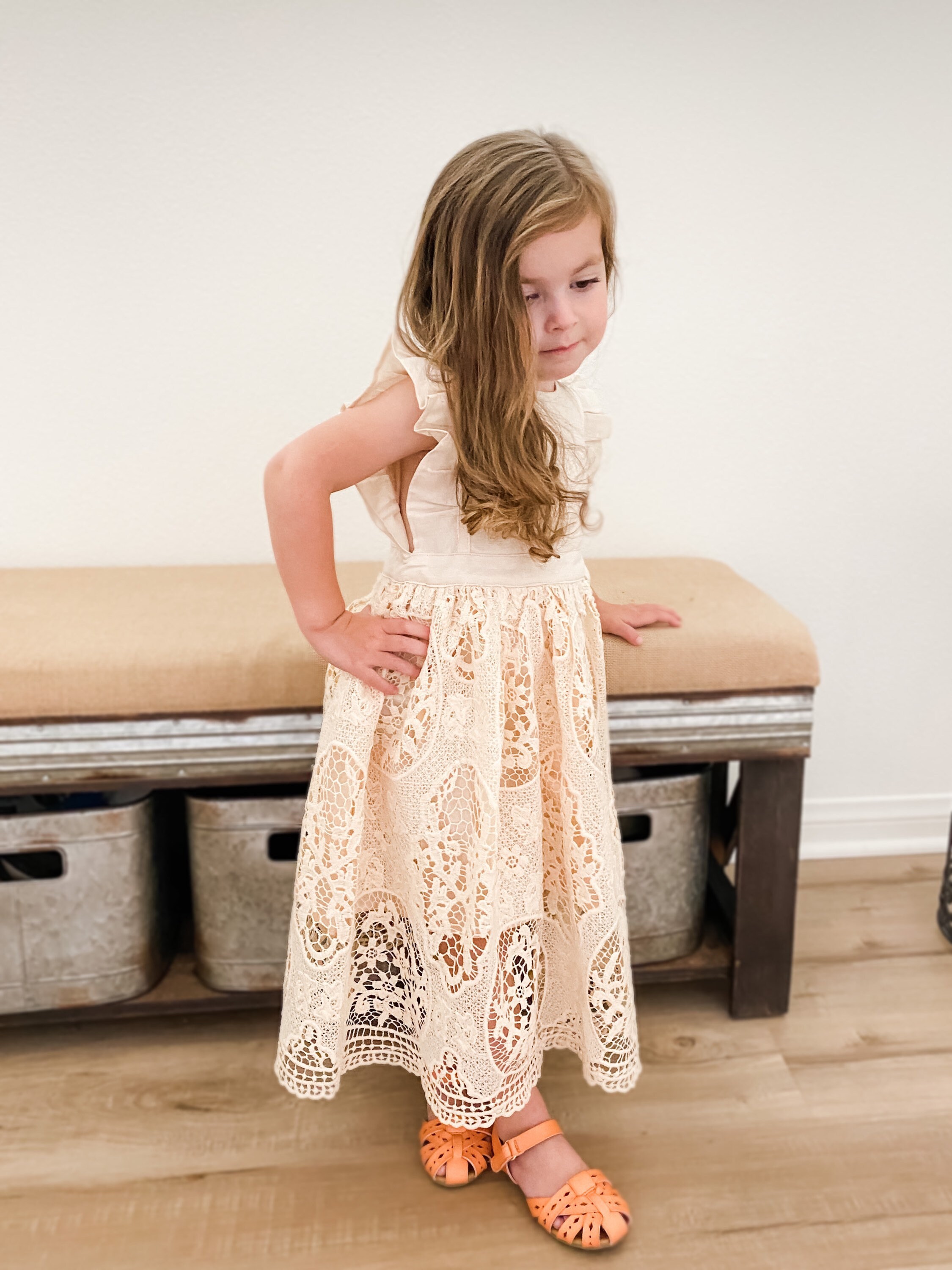 Girl Boho Lace Dress Girl Clothes Girl Dresses Etsy