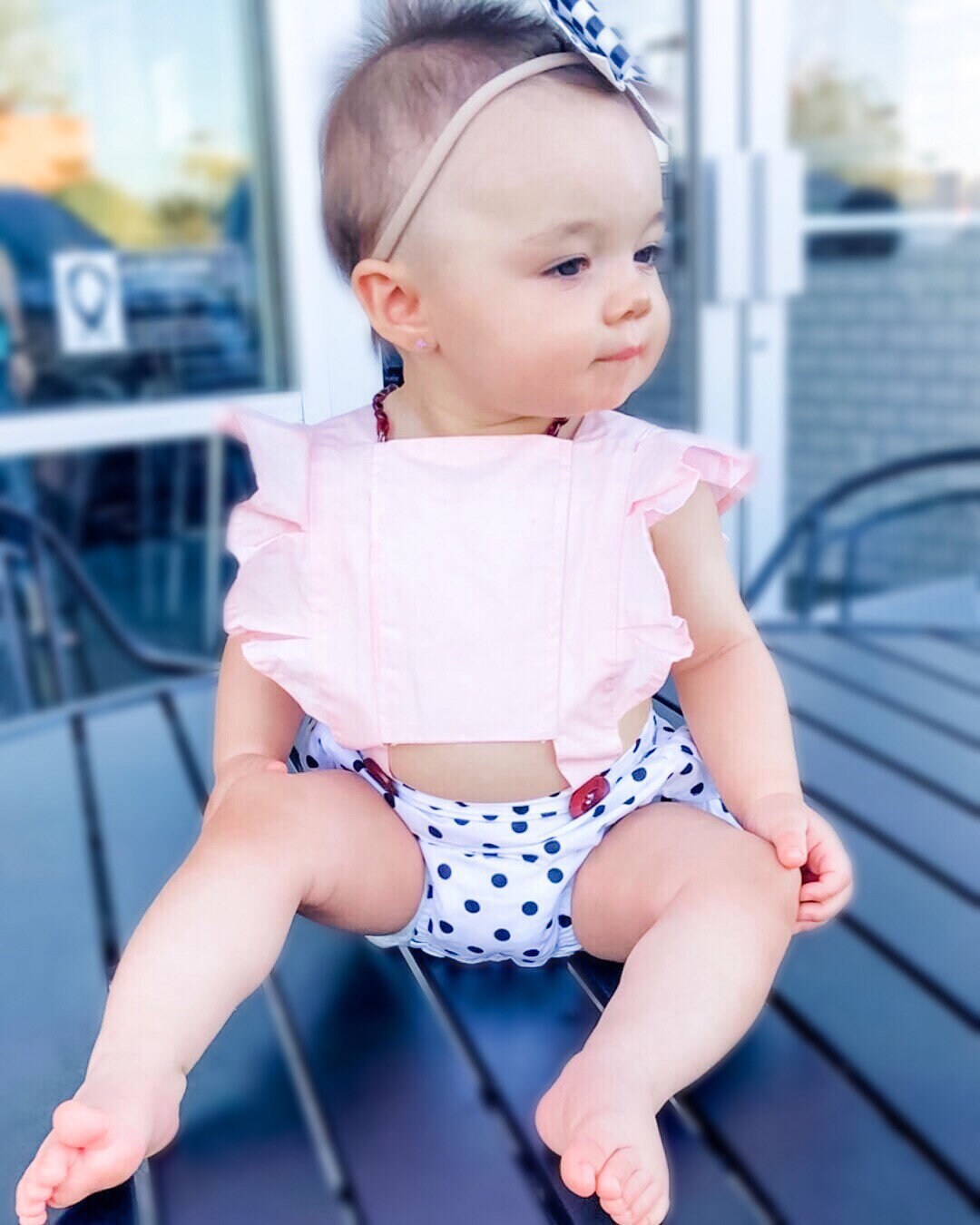 baby girl ruffle rompers