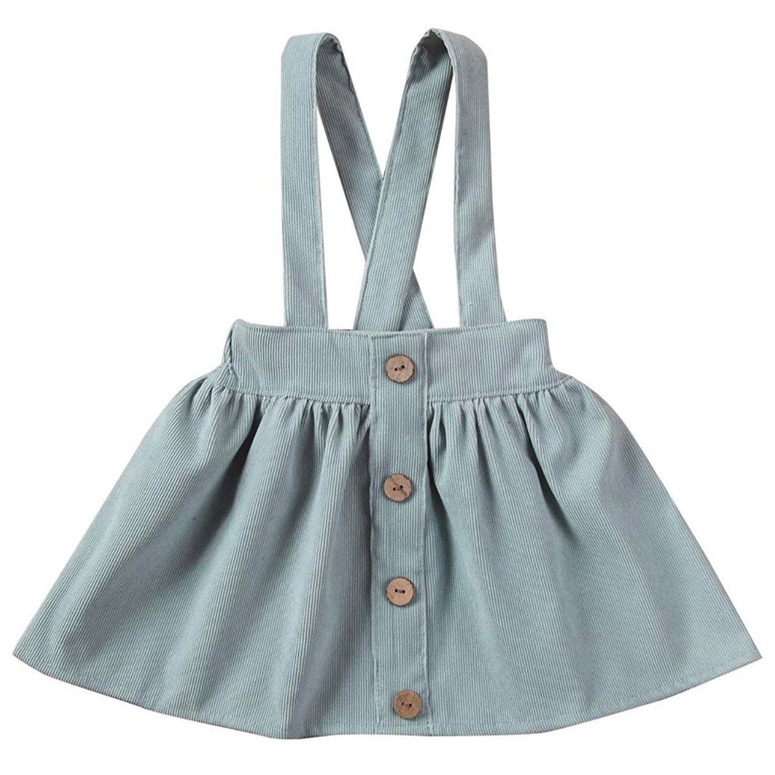 Baby Girl Corduroy Suspender Skirt Baby Girl Dressesbaby Etsy