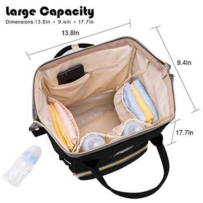 Large Capacity Bags for Boys /& Girls,diaper bag backpack Personalized Diaper Bag Backpack Neutral Travel Back Pack