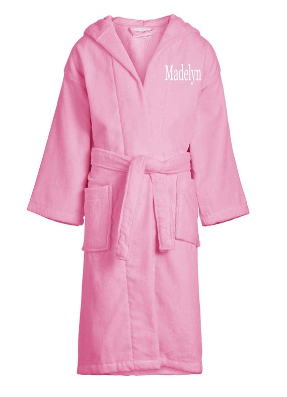 personalised terry towelling bathrobes