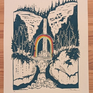 Wodospady Multnomah, wąwóz rzeki Kolumbia, północno-zachodni Pacyfik, Portland, Oregon, Waszyngton