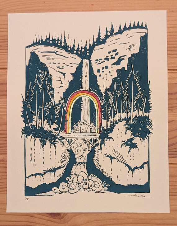 Multnomah Falls, Columbia River Gorge, Pacific Northwest, Portland Oregon, Washington