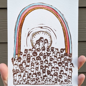 Eine himmlische Familie, schwarzes Leben Materie, himmlische Eltern, Jesus Christus, christliche Kunst, Künstleraktivismus, Generalkonferenz