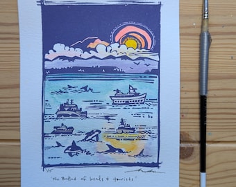 La balada de los lugareños y los turistas, Puget Sound, Seattle, Vancouver Canadá, barco, orca, Islas San Juan, océano, PNW, Pacífico Noroeste
