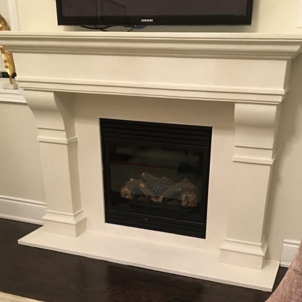 Super Sale 25% off ....72" Castello Cast Stone Fireplace Mantel Mantle Surround + free shipping