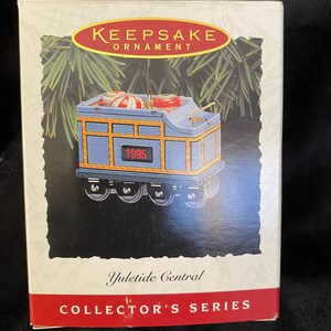 Hallmark Christmas Ornament, Yultide Central Tender Car, #2