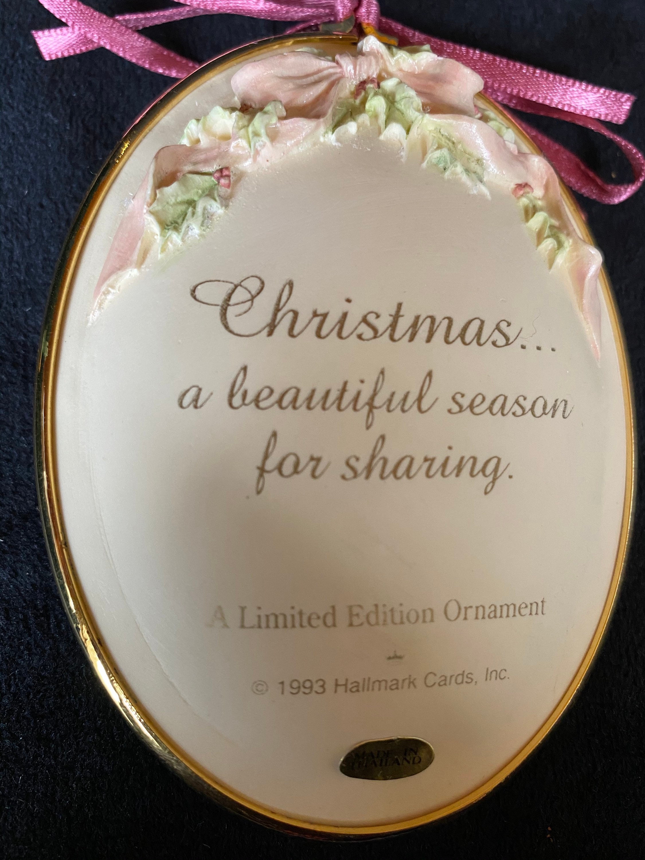 Hallmark Limited Edition Keepsake Ornament Collectors Club Etsy UK