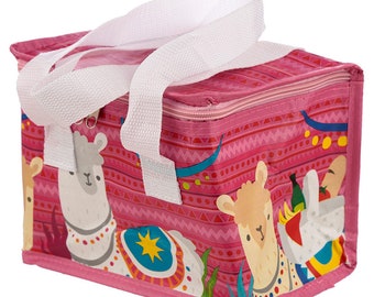 Alpaca llama cool bag lunch box -Llamapalooza