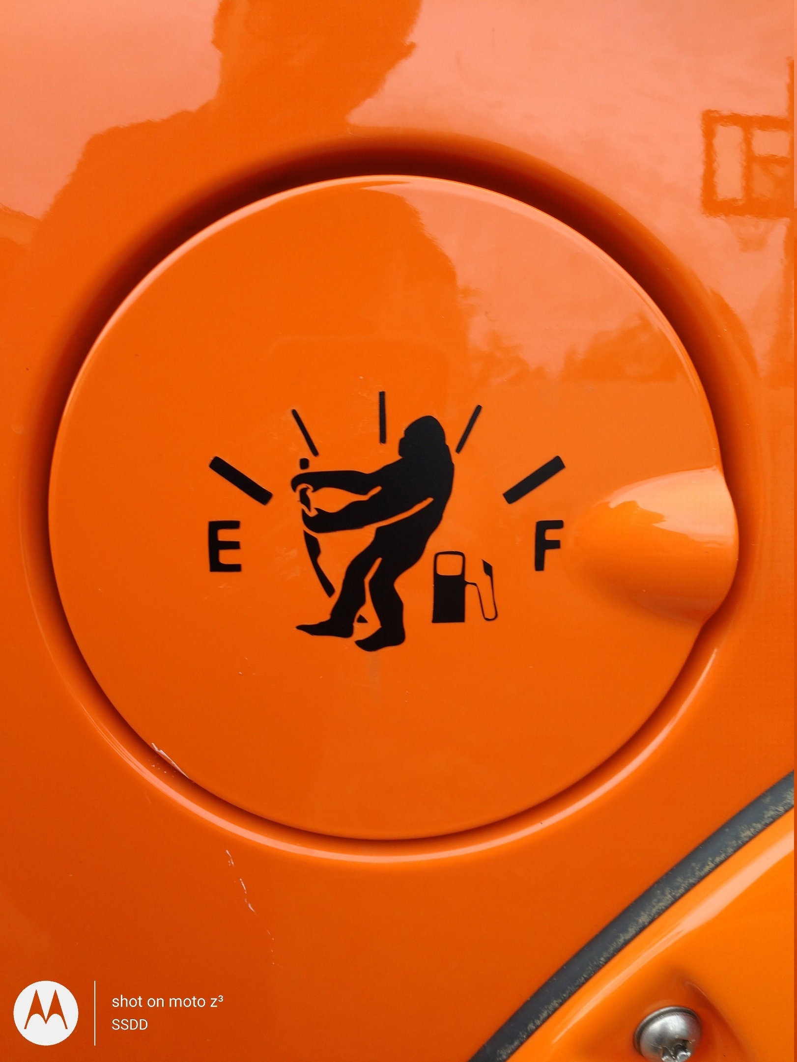The Original Bigfoot Fuel Gauge Decal