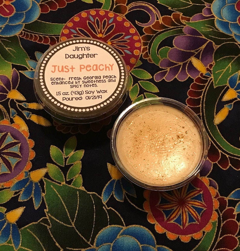 Scented Soy Wax Melt Peach Scented Wax Melt Peaches Wax Melts Peach Scent Peach Wax Melt Wax Tart Soy Wax Just Peachy