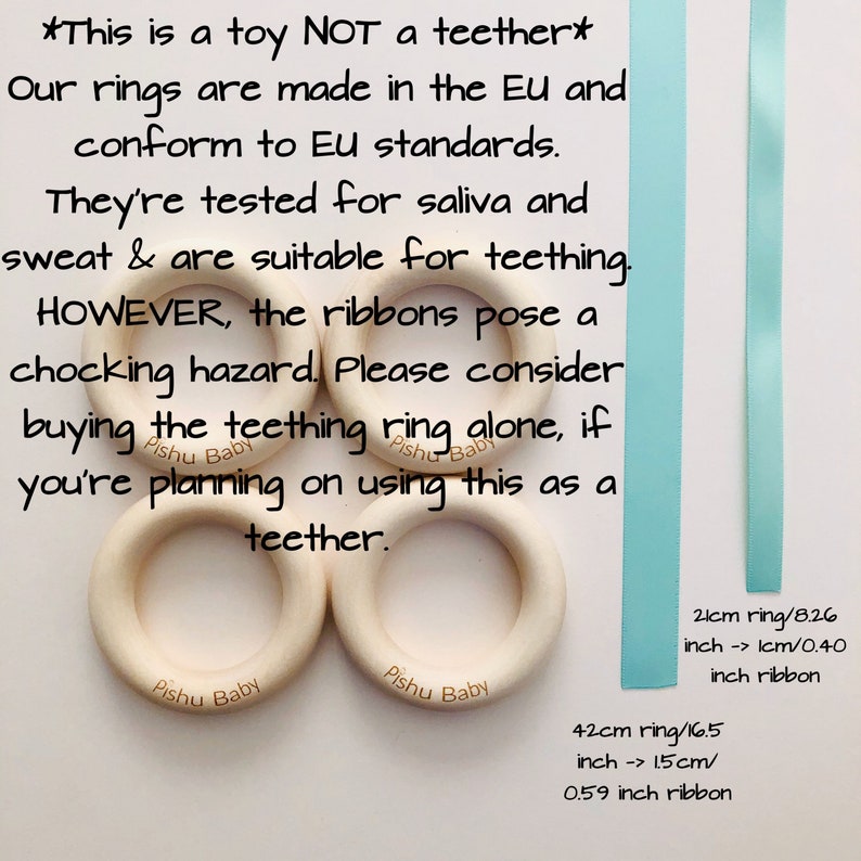 Montessori toy  Baby Sensory toy  Sensory ribbon toy  image 10