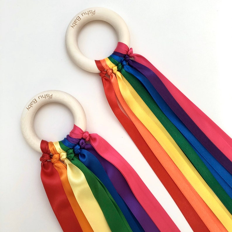 baby sensory ribbon toy