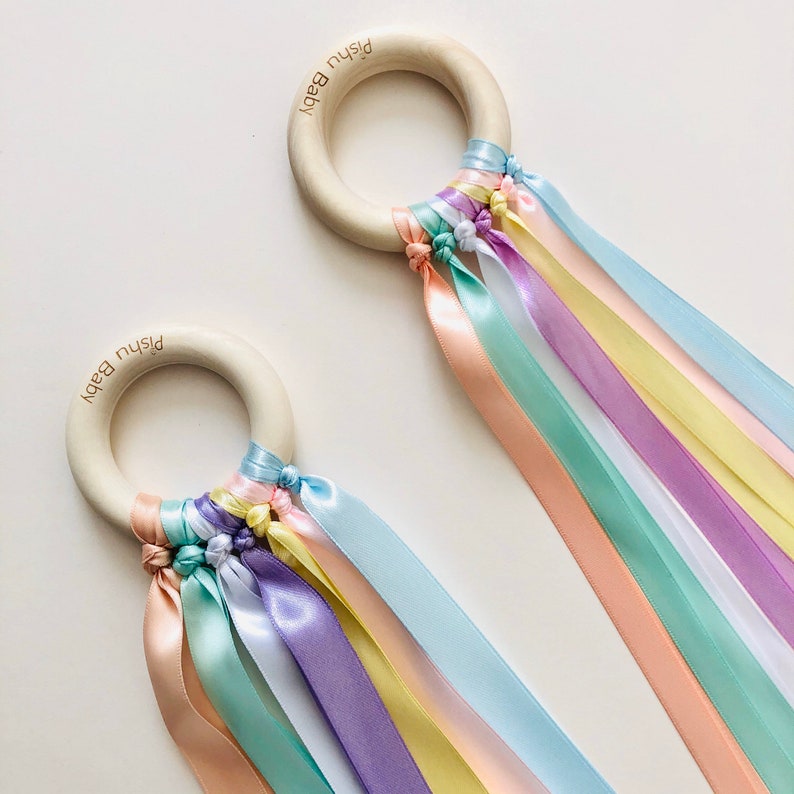 baby sensory ribbon toy