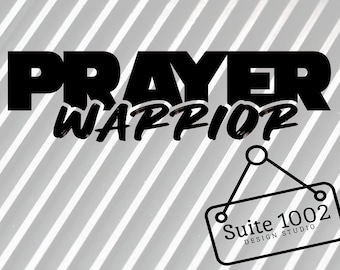 PRAYER WARRIOR SVG