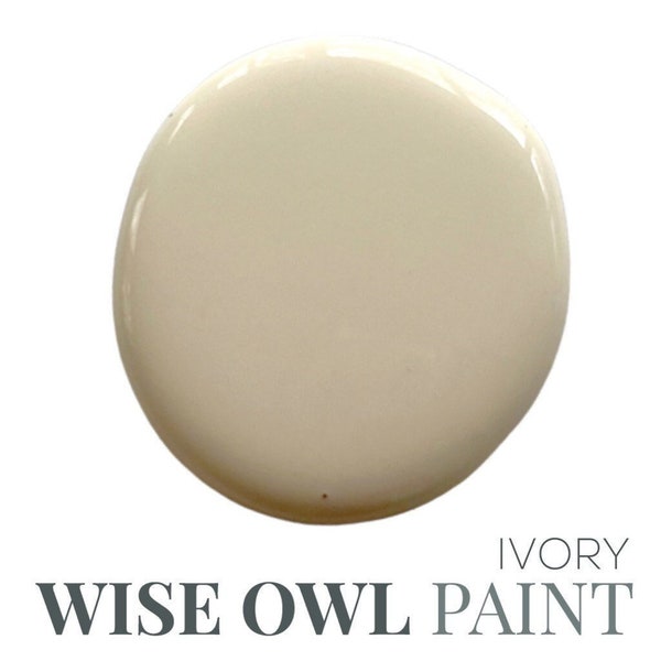 Chalk Synthesis Paint - Ivory - Wise Owl Desert Sunset Collection, Paint for Furniture & Cabinets!