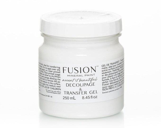 Decoupage & Transfer Gel Fusion Mineral Paint 8.45oz Decoupage Medium