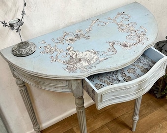 Alaina Toile Decor Transfer - Redesign with Prima Furniture Decal