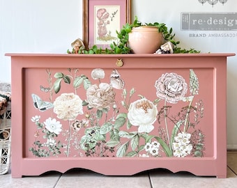 All the Flowers Furniture Transfer | Redesign with Prima Floral Decal