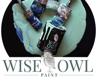 Chalk Synthesis Paint ∙ Wise Owl ∙ Free Shipping ∙ Furniture Paint ∙ Cabinet Paint ∙ Pint Size