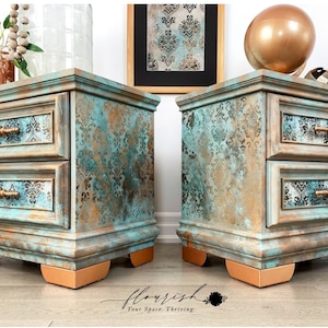 Patina Flourish Decoupage Paper - Redesign with Prima Decor Tissue Paper