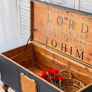 Trust in the Lord Furniture Transfer - Redesign with Prima Decor Transfer