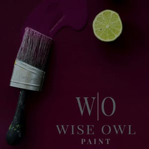 Plum Velvet | Wise Owl Paint Caribbean Crush Collection | One Hour Enamel Furniture and Cabinet Paint | New!