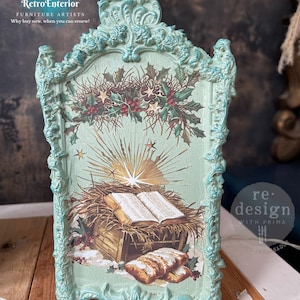 Vintage Reflection Silicone Frame Mold - Redesign with Prima Decor Mould