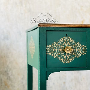 Kacha Golden Damask - Furniture Transfer, 24&quot; x 35&quot; Redesign with Prima Decor Transfer