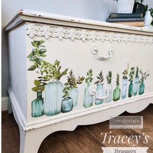 Vintage Greenhouse Medium Furniture Transfer - Redesign with Prima Middy Transfer - 3 Sheets, 8.5&quot;x 11&quot; Furniture Decal