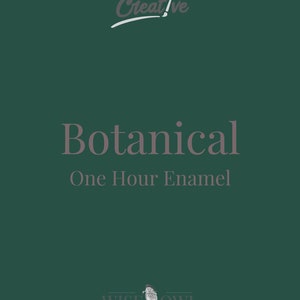 Botanical OHE |  Wise Owl Paint | One Hour Enamel | Furniture Paint | Free Shipping