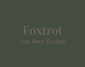 Foxtrot OHE | Wise Owl Paint | One Hour Enamel | Furniture Paint | Free Shipping